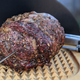 Prime Rib cooked using the reverse sear method